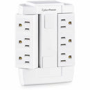 CyberPower GT600P 6 Outlets NEMA 5-15P Swivel Wall Tap Plug 125V White