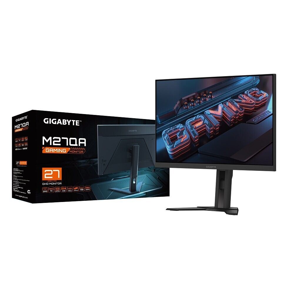 Gigabyte M27QA US1 M27QA 27" SS IPS 2560 x 1440 (QHD) 1000:1 1ms Response Time 2