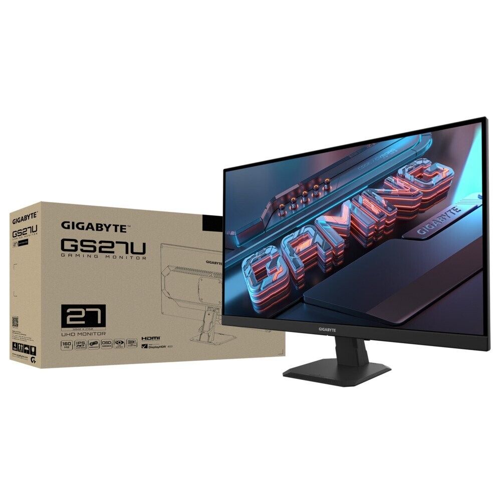 Gigabyte GS27U SA1 27" SS IPS Gaming Monitor - UHD 3840x2160-160Hz - 1ms MPRT