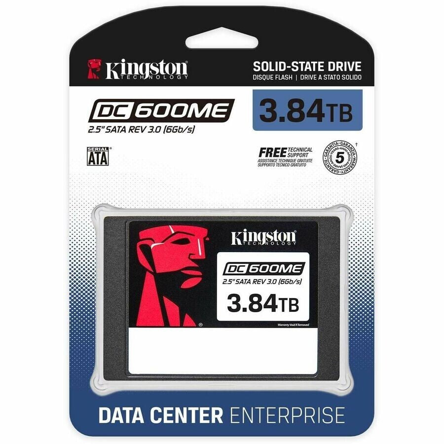 Kingston SEDC600ME/3840G DC600ME 3.84 TB Solid State Drive - 2.5" Internal SATA