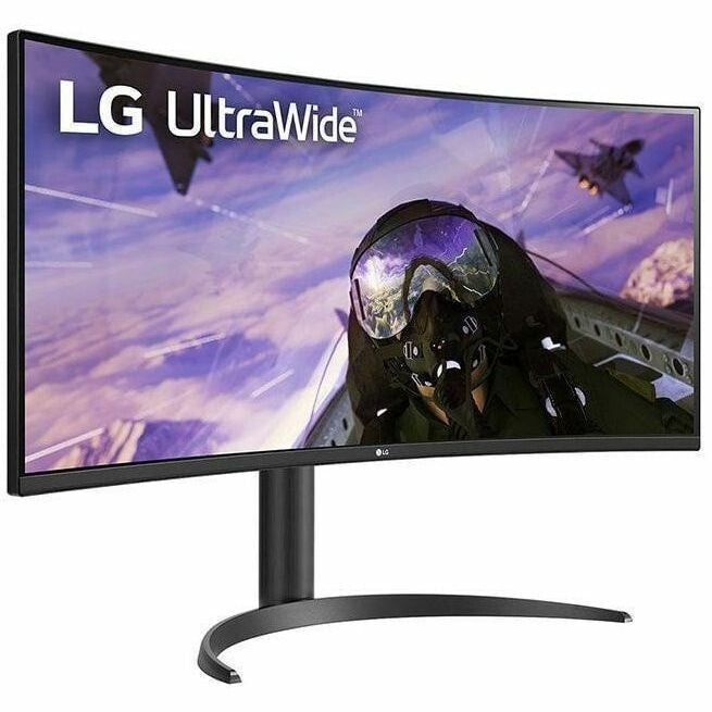 LG 34BP65C-B 34" Class UW-QHD Curved Screen LCD Monitor - 3440 x 1440 - 5 ms