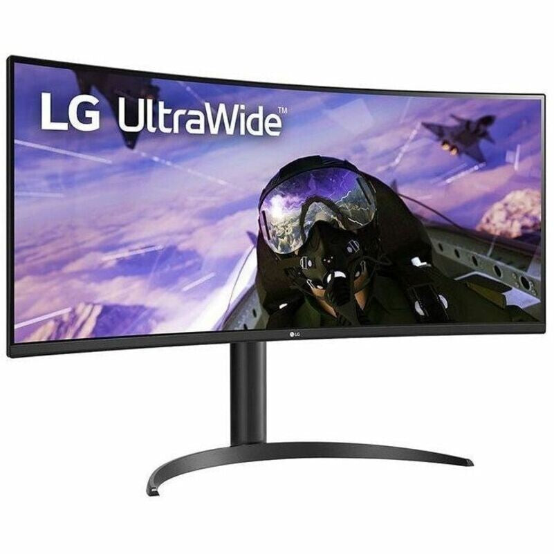 LG 34BP65C-B 34" Class UW-QHD Curved Screen LCD Monitor - 3440 x 1440 - 5 ms