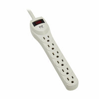 Eaton PS6 6-Outlet w 4Ft Cord Industrial Power Strip 120V 15A 1800W Gray-Beige