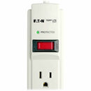 Eaton TLP606 6-Outlet Power Surge Protector w 6Ft Cord 790 Joules LED White Gray