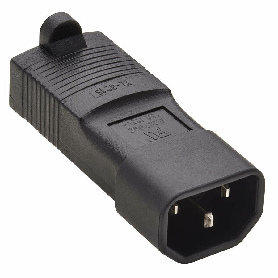 Eaton P002-000 IEC 60320 NEMA 5-15R to C14 Power Cord Adapter 15A 125V