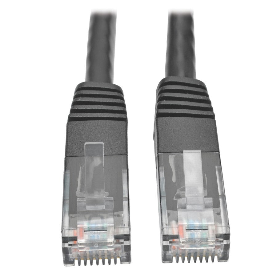 Eaton N200-010-BK 10FT CAT6 Molded Slim UTP Ethernet Gigabit RJ45 Cable Black