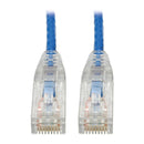 Eaton N201-S07-BL 7Ft CAT6 Snagless Slim UTP Ethernet Gigabit RJ45 Cable Blue