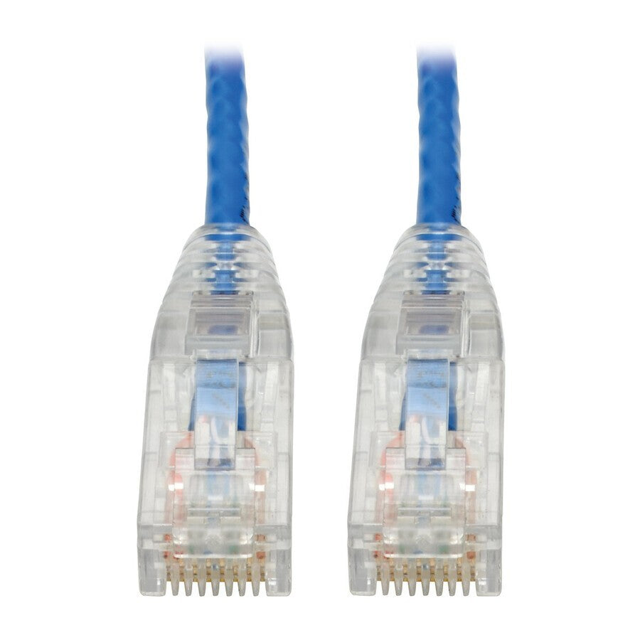 Eaton N201-S07-BL 7Ft CAT6 Snagless Slim UTP Ethernet Gigabit RJ45 Cable Blue