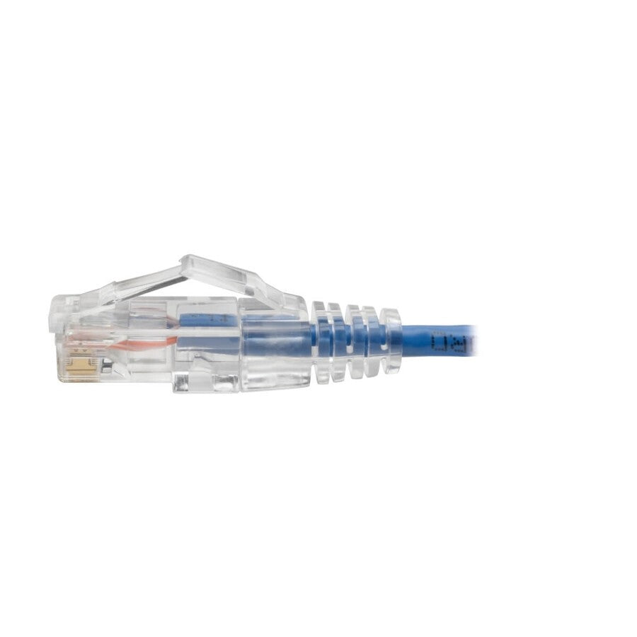 Eaton N201-S07-BL 7Ft CAT6 Snagless Slim UTP Ethernet Gigabit RJ45 Cable Blue
