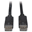 Eaton P580-006 6Ft DisplayPort w Latching Connectors 4K M/M Heavy Duty Black