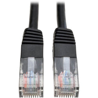 Eaton N002-015-BK 15Ft Cat5E Molded UTP Ethernet Cable RJ45 M/M 350MHz Black