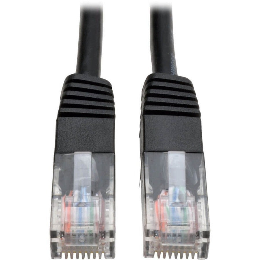 Eaton N002-015-BK 15Ft Cat5E Molded UTP Ethernet Cable RJ45 M/M 350MHz Black