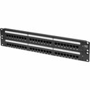 Eaton N252-048 2U 19" 48-Port Cat6 Network Patch Panel UTP 110 Punch Down RJ45