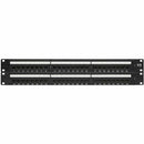 Eaton N252-048 2U 19" 48-Port Cat6 Network Patch Panel UTP 110 Punch Down RJ45