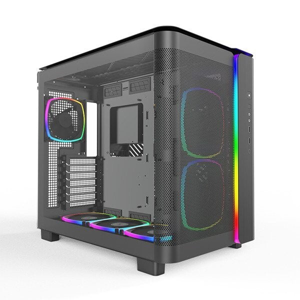 Montech KING 95 PRO (B).US KING 95 PRO (B) Dual-Chamber ATX Mid-Tower PC Gaming