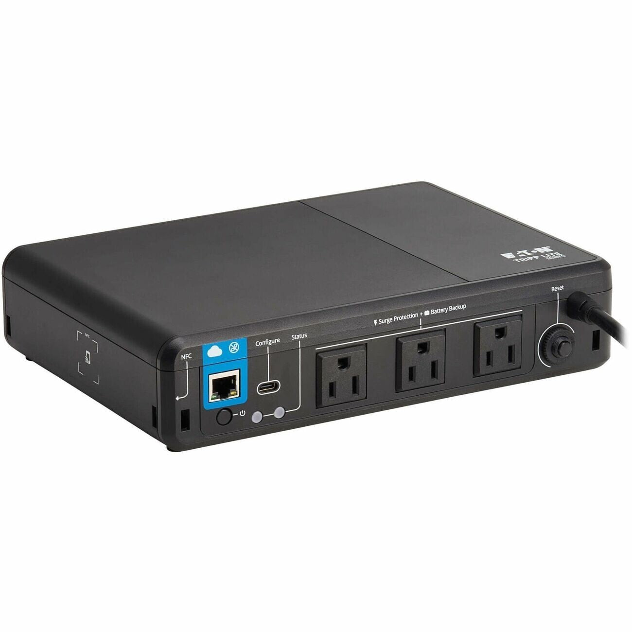 Eaton BC350RNC 3-Outlet US Cloud UPS Remote Monitoring 350V 210W Standy Battery
