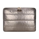 Sandy Lisa SLCPT-SLBZ-15 16" Cape Town Notebook Sleeve Puffy Bag Bronze Chrome