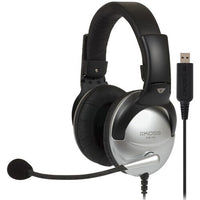 KOSS 195752 SB45 8Ft Gaming Stereo Over the Head Headset Noise Can Mic USB Black