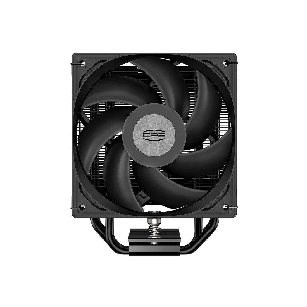 PCCOOLER RT400 BK CPS CPU Air Cooler, 4 Heat pipes, Heatsink shifted backward