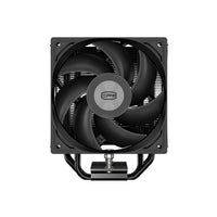 PCCOOLER RT400 BK CPS CPU Air Cooler, 4 Heat pipes, Heatsink shifted backward