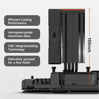 PCCOOLER RZ400-BKNWNX-GL Cooling Fan/Heatsink 4 x Heat Pipe(s) - Air Cooler