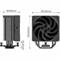 PCCOOLER RZ400-BKNWNX-GL Cooling Fan/Heatsink 4 x Heat Pipe(s) - Air Cooler