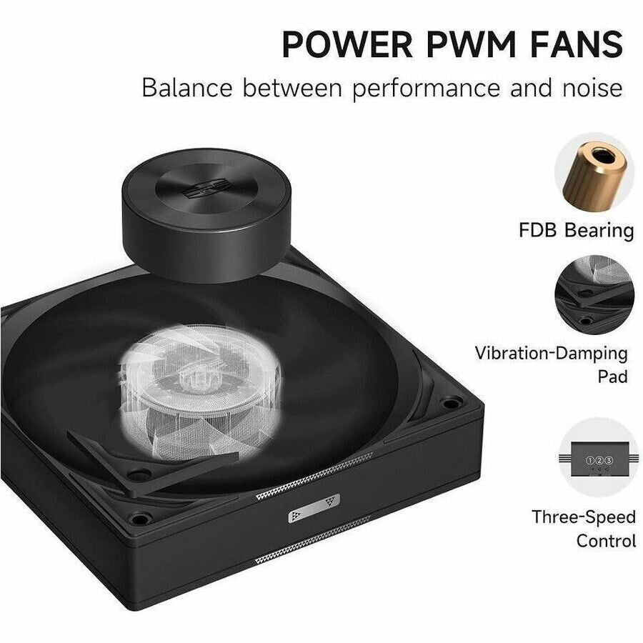PCCOOLER RZ400-BKNWNX-GL Cooling Fan/Heatsink 4 x Heat Pipe(s) - Air Cooler