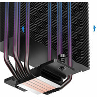 PCCOOLER RZ400-BKNWNX-GL Cooling Fan/Heatsink 4 x Heat Pipe(s) - Air Cooler