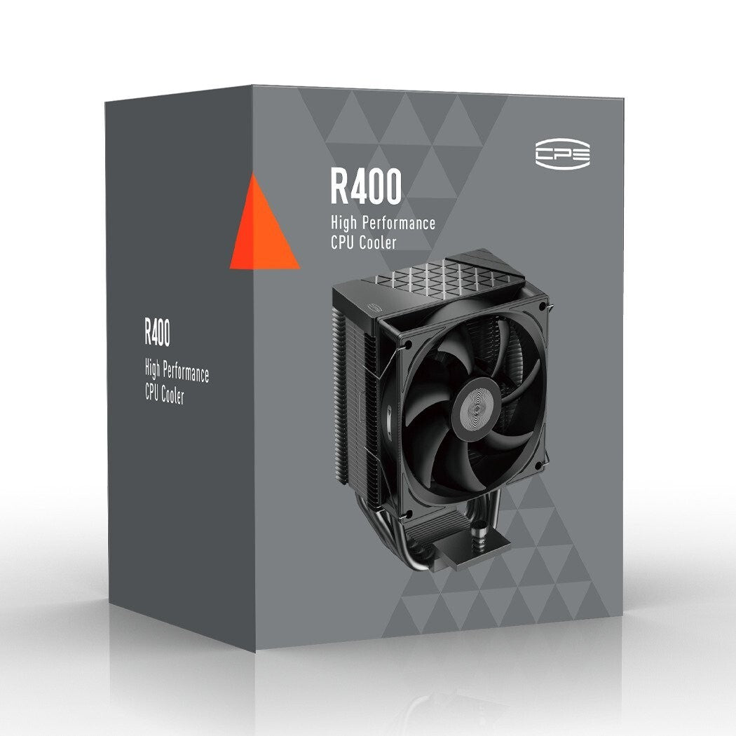 PCCOOLER R400 CPS CPU Air Cooler, 4 Heat pipes, vivified minimal fashion, 92mm