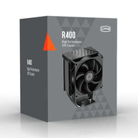 PCCOOLER R400 CPS CPU Air Cooler, 4 Heat pipes, vivified minimal fashion, 92mm