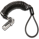 Kensington K60625WW 5.5Ft Slim Portable Combination Lock Carbon Steel Self-Coil