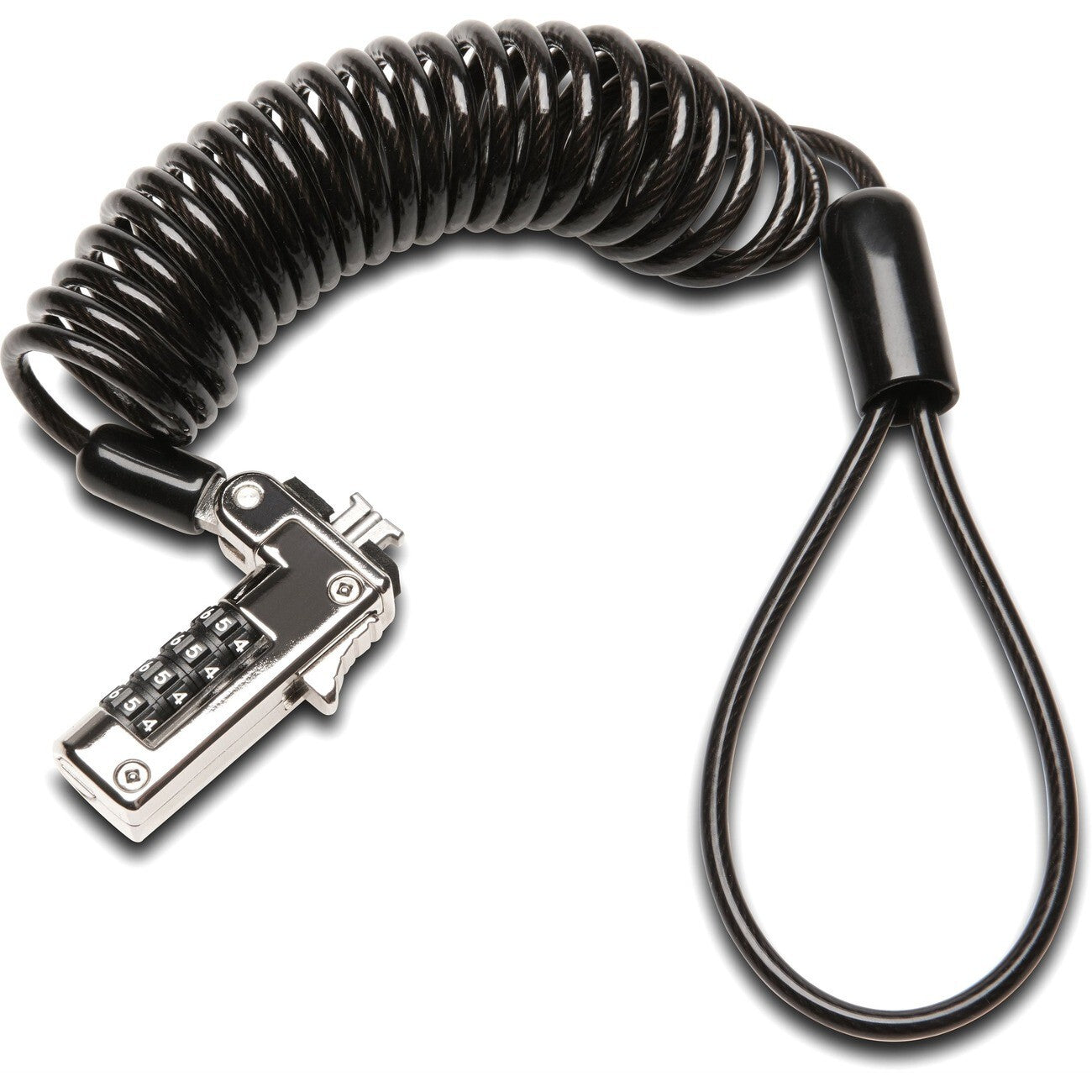 Kensington K60625WW 5.5Ft Slim Portable Combination Lock Carbon Steel Self-Coil