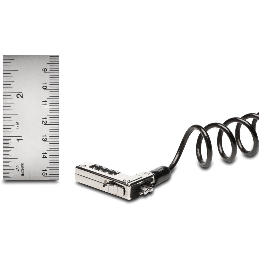 Kensington K60625WW 5.5Ft Slim Portable Combination Lock Carbon Steel Self-Coil