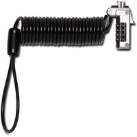 Kensington K60625WW 5.5Ft Slim Portable Combination Lock Carbon Steel Self-Coil