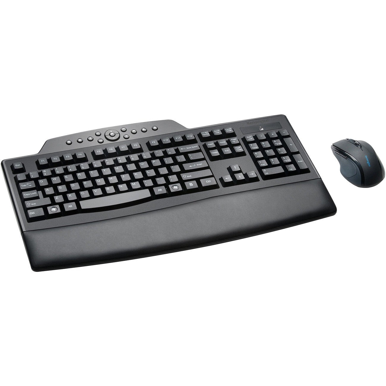 Kensington K72403USA Pro Fit Wireless Comfort RF USB Keyboard Mouse Combo Black