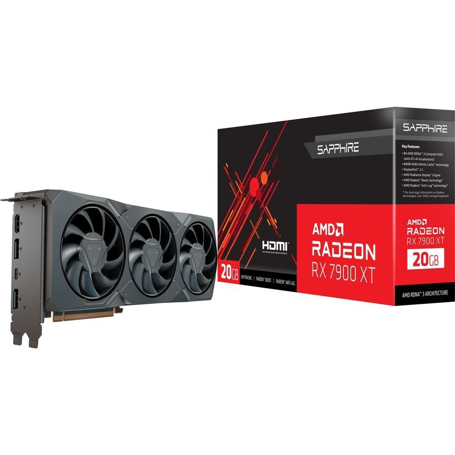 Sapphire 21323-01-20G AMD Radeon RX 7900 XT Graphic Card - 20 GB GDDR6