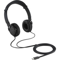 Kensington K97456WW 6Ft Classic Stereo Over the Head Headphone USB-C Black
