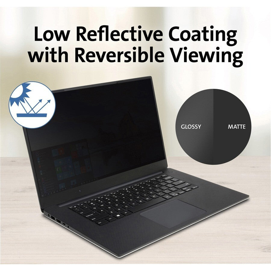 Kensington K58352WW 14" MagPro Laptop Privacy Screen 16:9 Magnetic Strip TAA