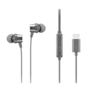 Lenovo GXD1J77353 300 3.94Ft USB-C Wired In-Ear Stereo Earbud Headphones Gray