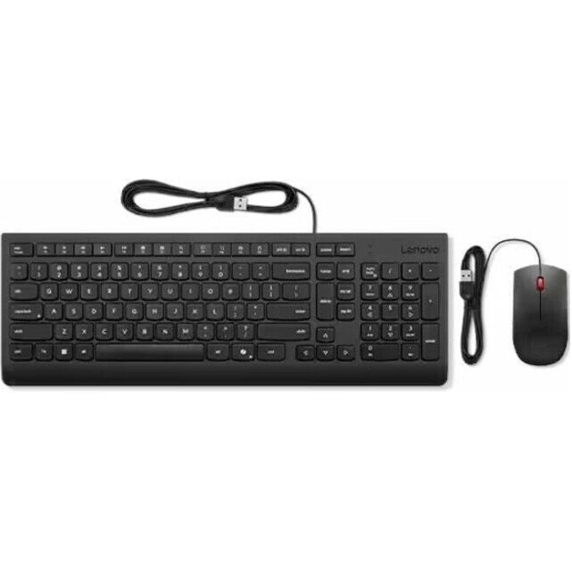 Lenovo 4X31R64400 Essential Wireld Keyboard Mouse Combo USB-A 1600DPI Black PC