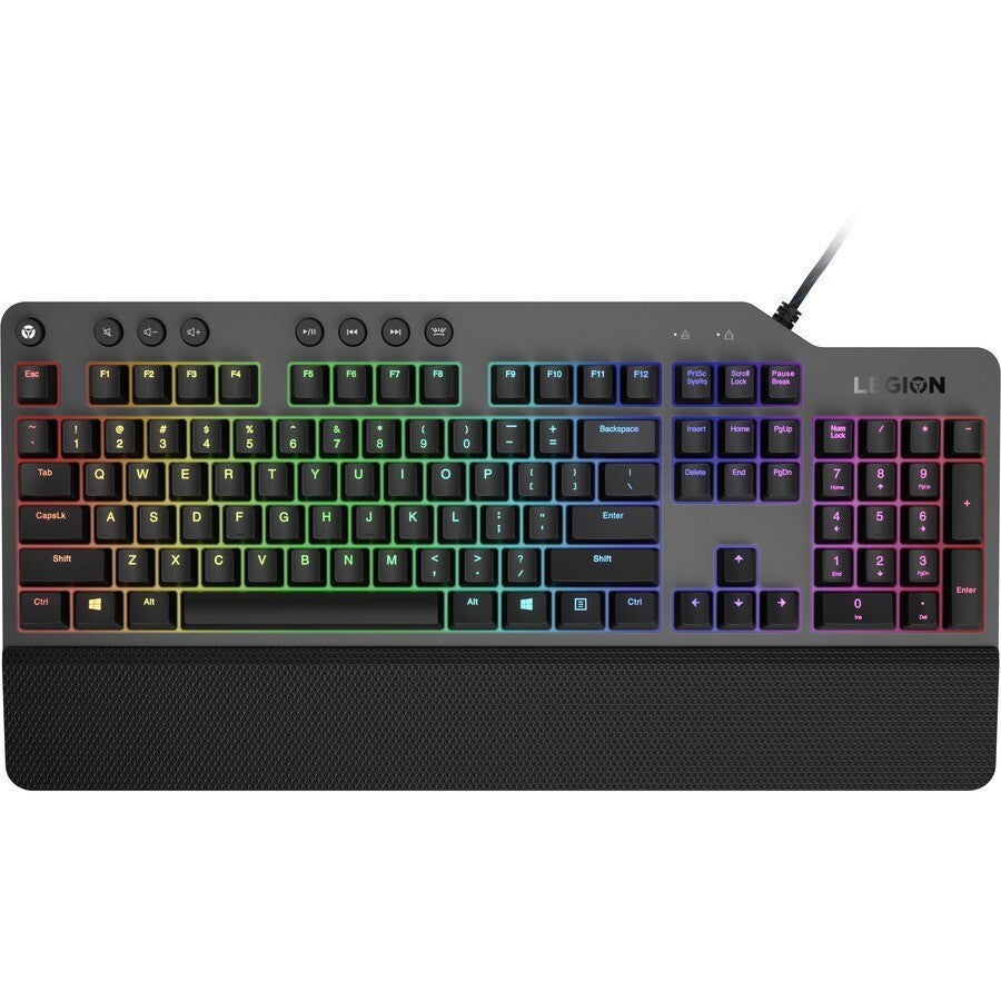 Lenovo GY40T26478 Legion K500 RGB Mechanical Gaming 104 Keys Keyboard Black PC