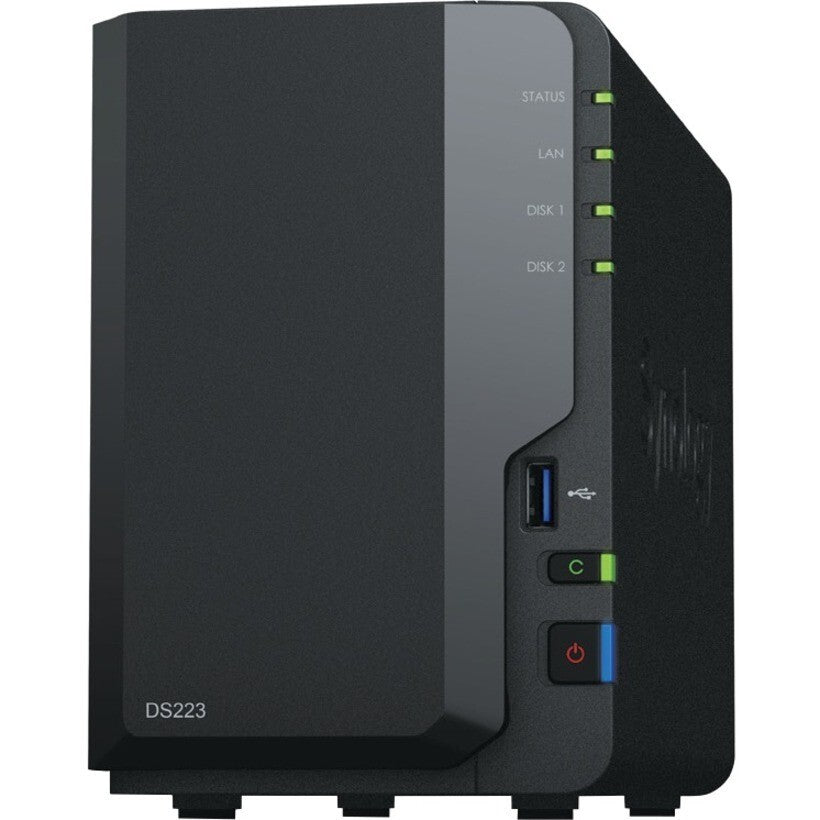 Synology DS223 DiskStation SAN/NAS Storage System 1 x Realtek RTD1619 Quad-core