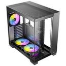 Antec C8 ARGB, 2x TQR 160mm & 1x TQ 140mm ARGB PWM Fans Included, Dual-Chamber