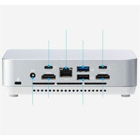Asus RNUC14RVSU70000UI NUC 14 Pro+ Barebone System Mini PC Core Ultra 7 14th Gen