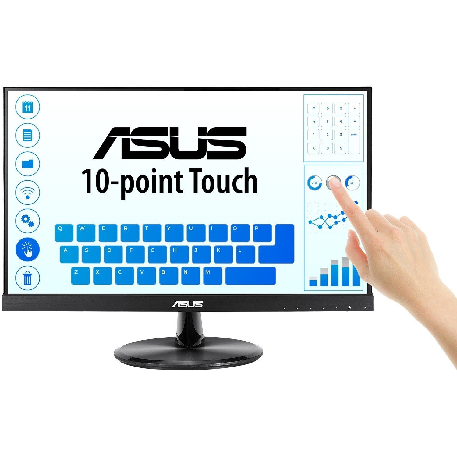 Asus VT229H 22" Class LCD Touchscreen Monitor - 16:9 - 5 ms - 21.5" Viewable