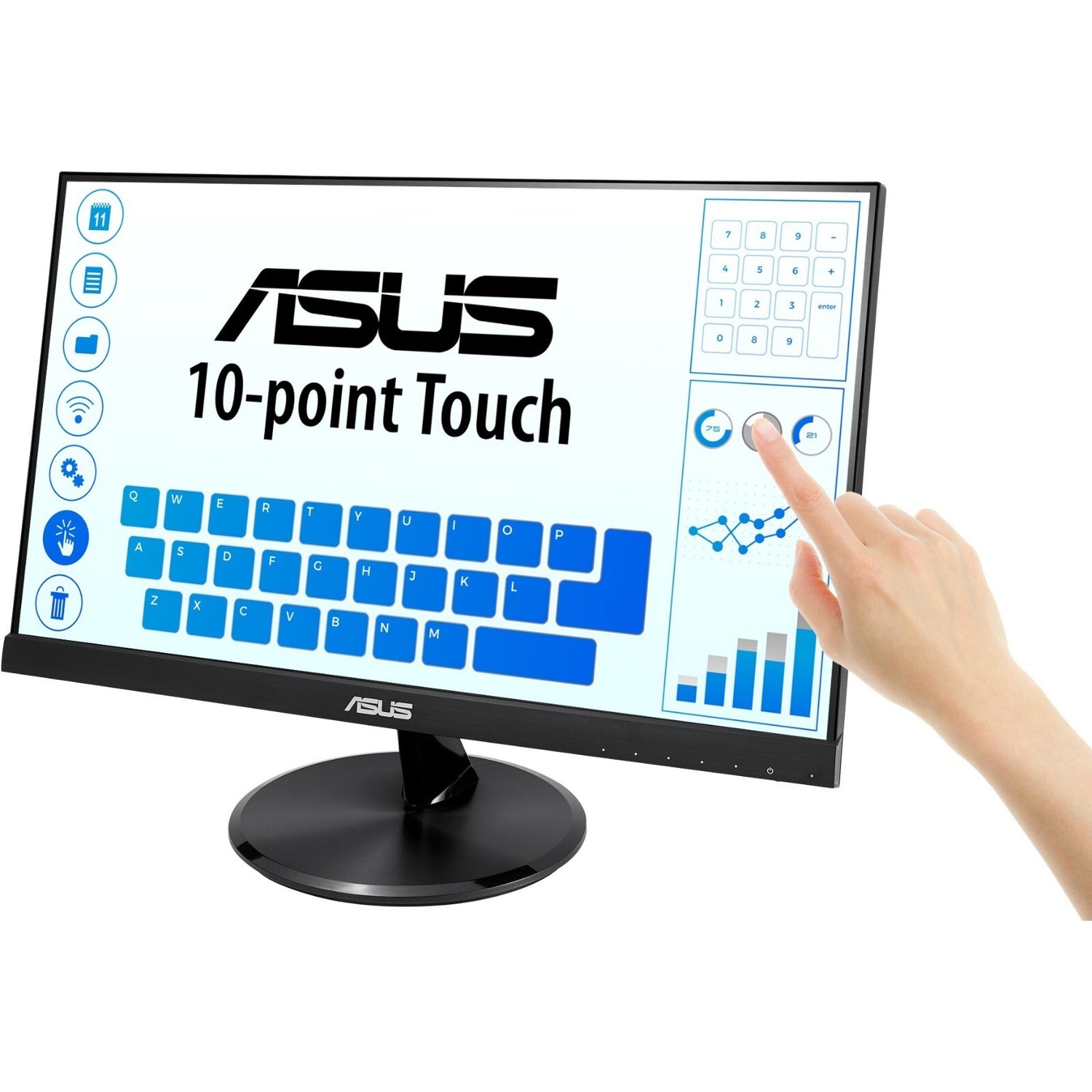 Asus VT229H 22" Class LCD Touchscreen Monitor - 16:9 - 5 ms - 21.5" Viewable