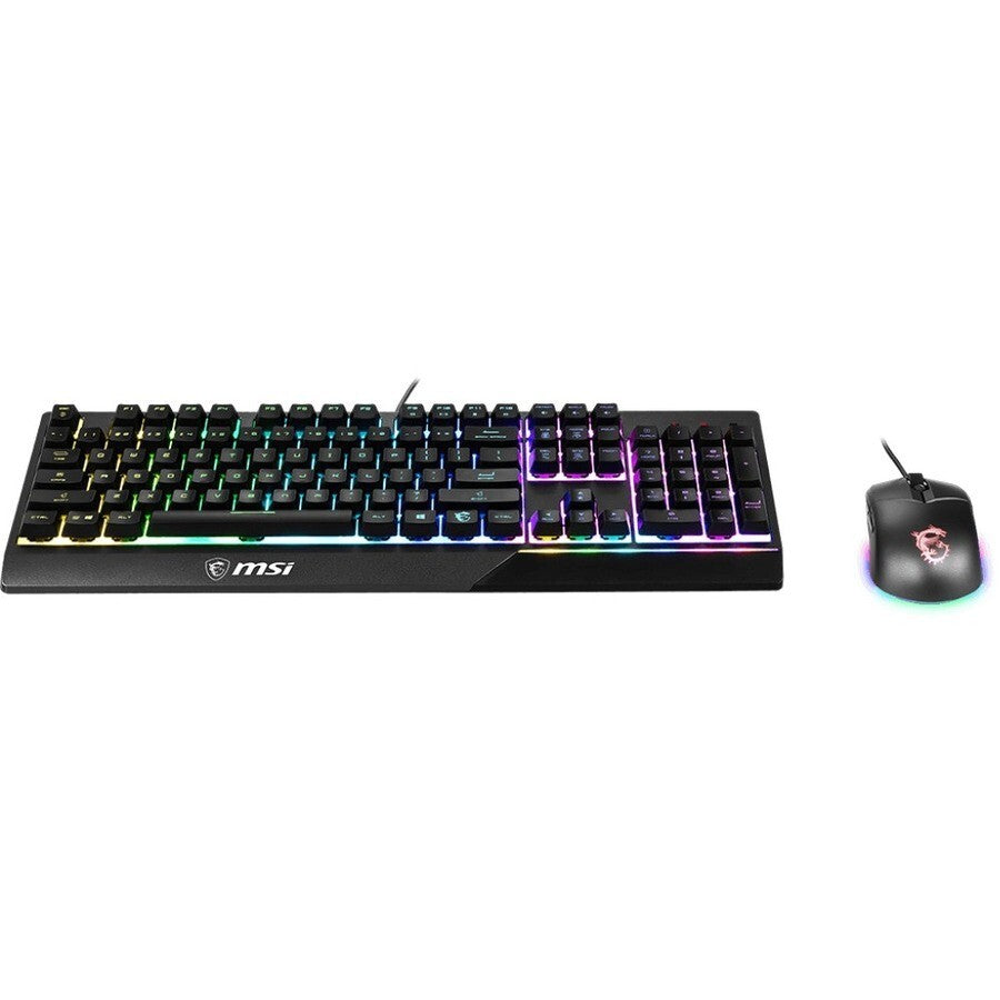 MSI Vigor GK30 Combo Mechanical RGB Backlight Keyboard Mouse 5000dpi Black