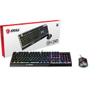 MSI Vigor GK30 Combo Mechanical RGB Backlight Keyboard Mouse 5000dpi Black