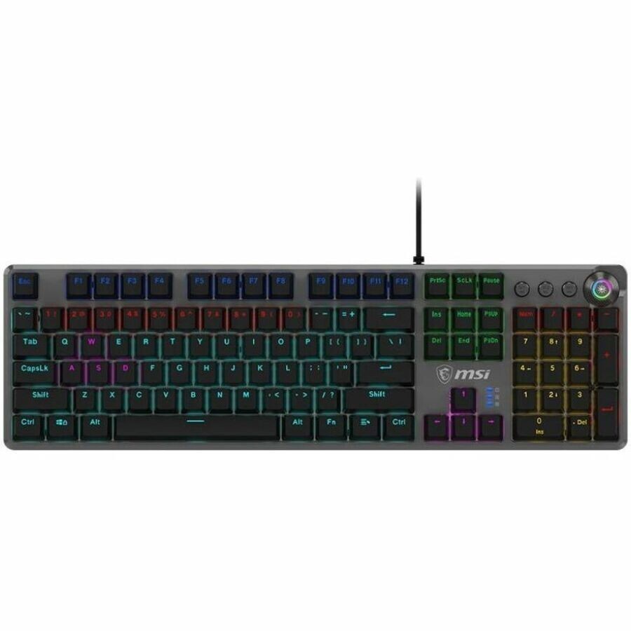 MSI FORGEGK310C FORGE GK310 Gaming 104 Keyboard Mouse 7200dpi USB Black