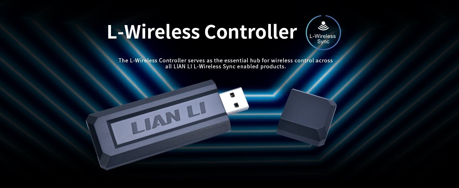 Lian Li RF-T-B.01 UNI Fan SL Wireless & Strimer Wireless Controller w/ PWM SATA